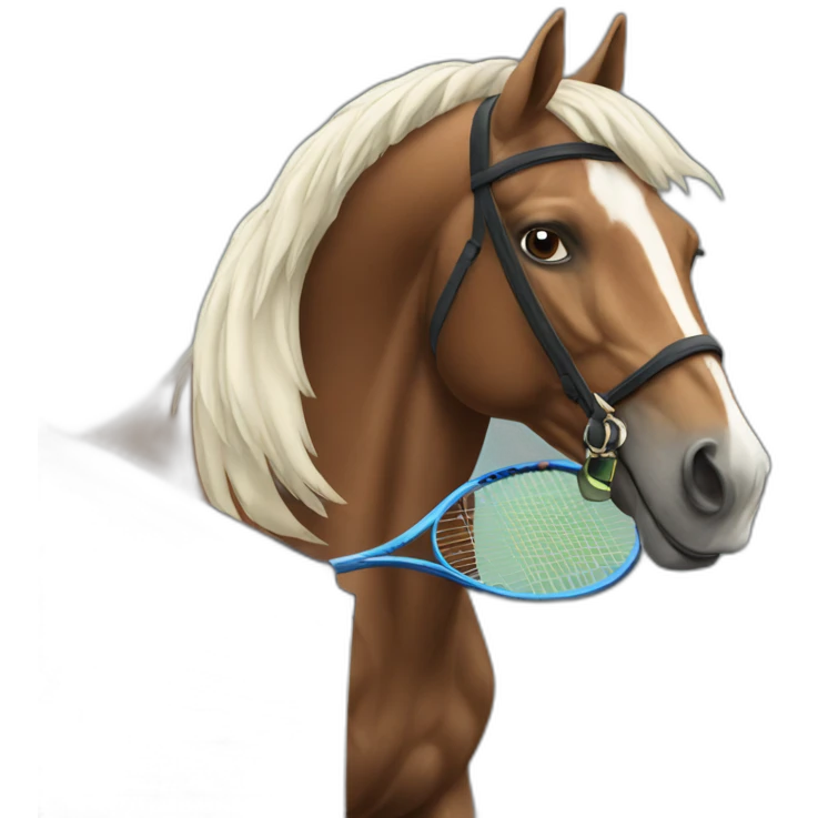 mr horse tennis emoji