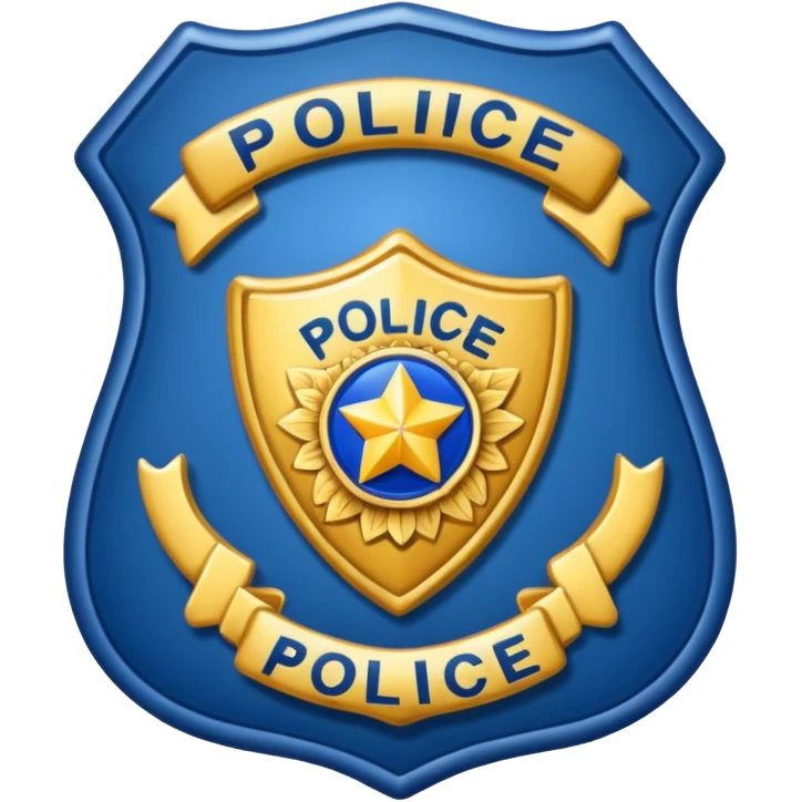 Police badge emoji