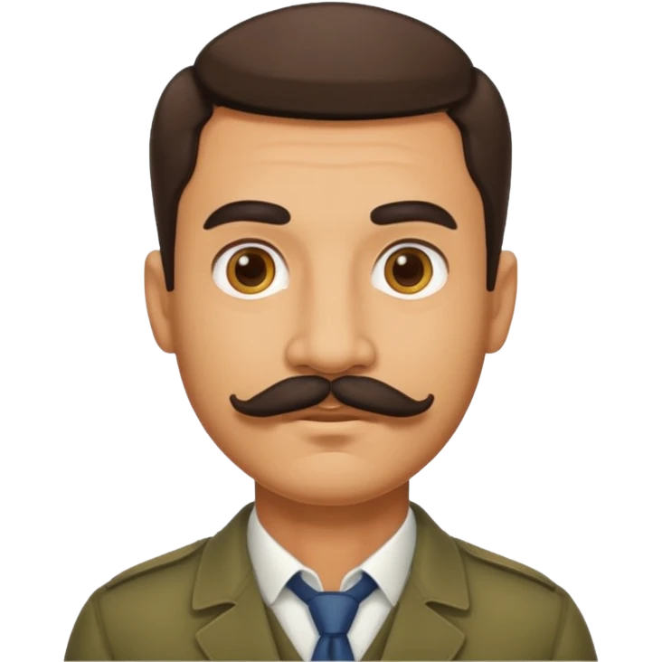 Man with mustache emoji