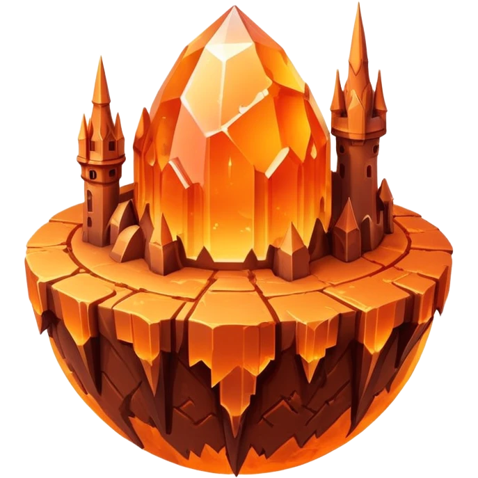 crystal mars planet, surface covered in glowing crystals  emoji