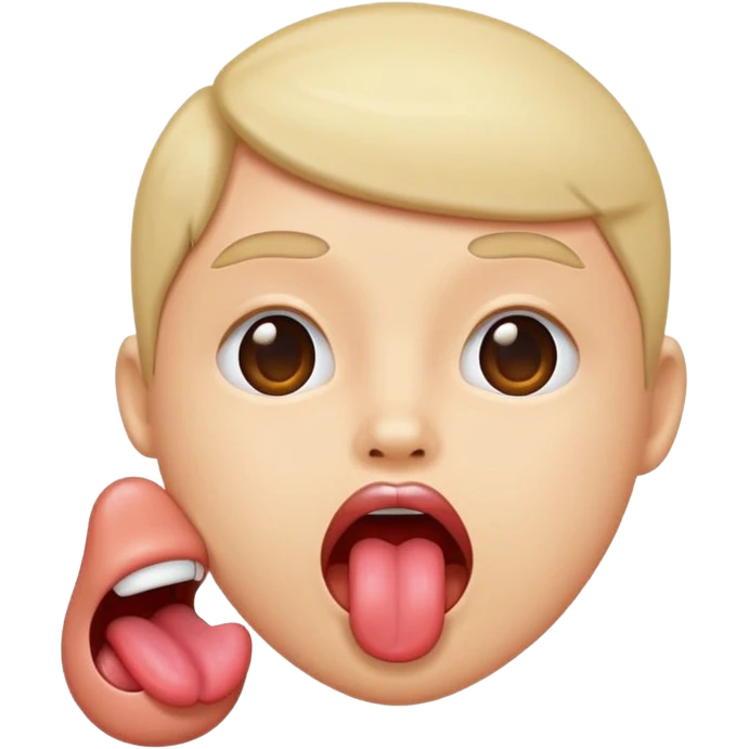 Sticking tongue out  emoji