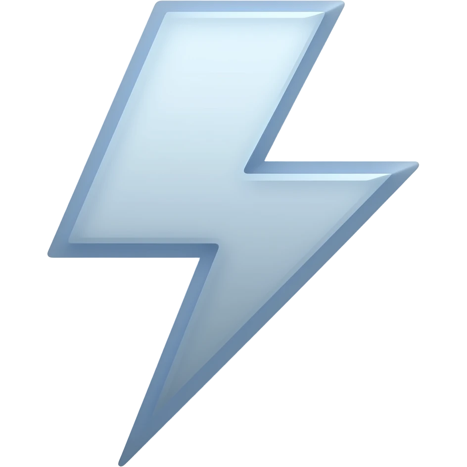 ⚡ different one emoji