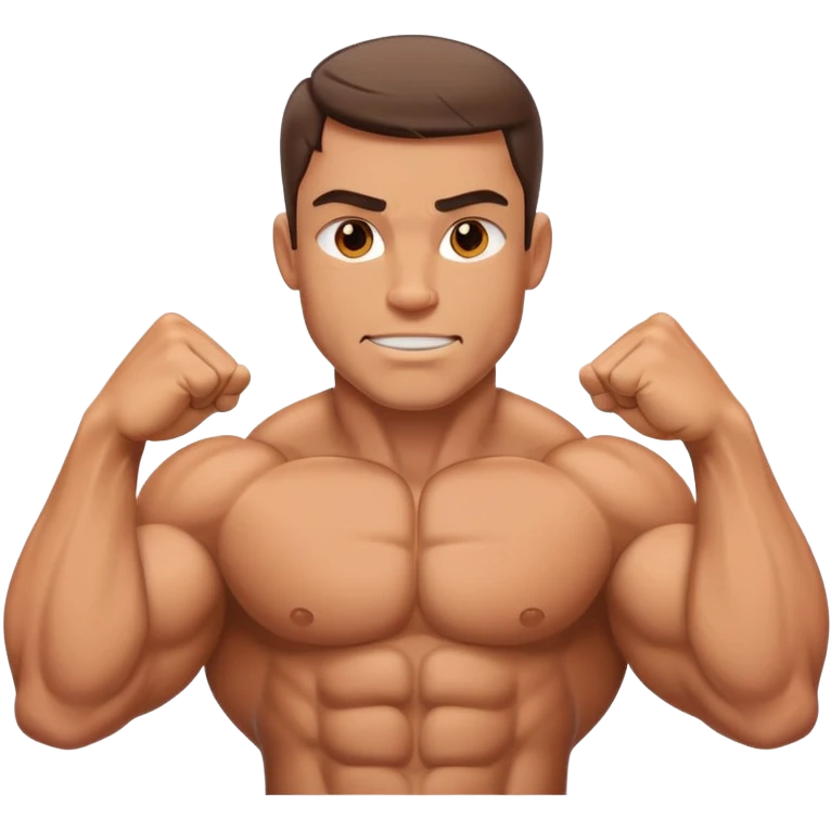 muscula man flexing emoji