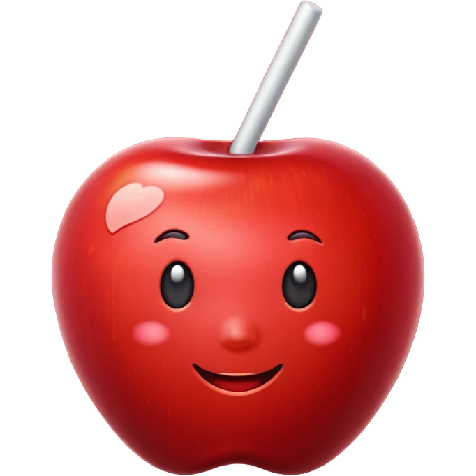 Candy apple emoji