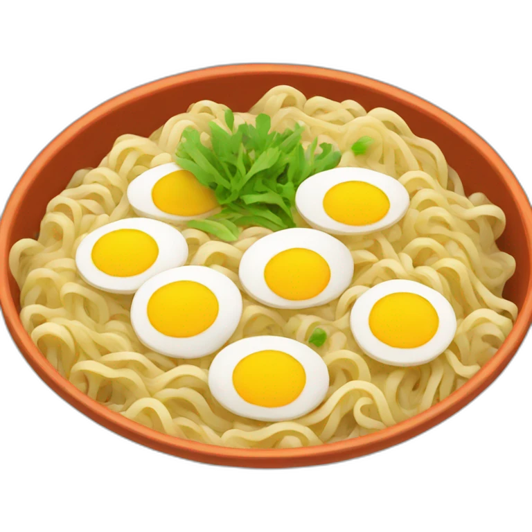 A bowl of ramen  emoji