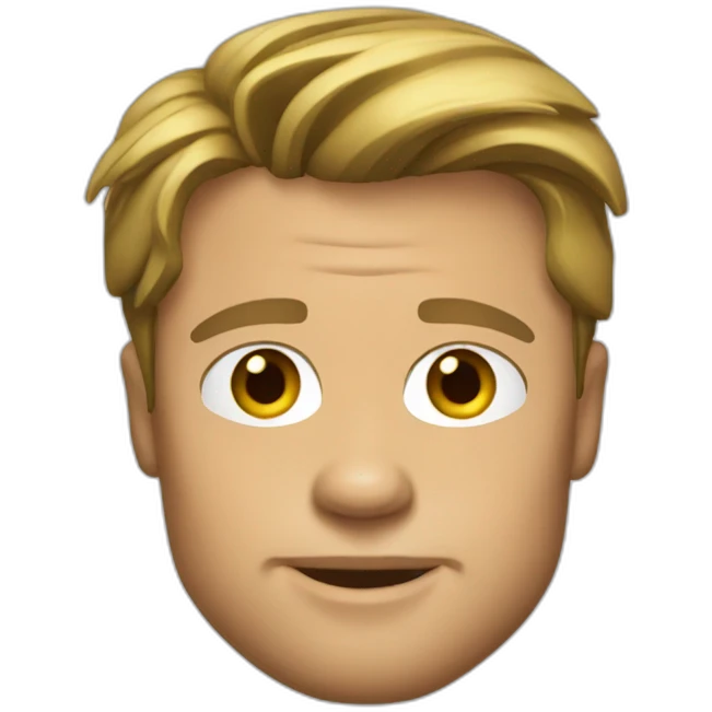 brad pitt emoji