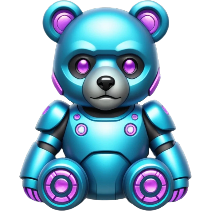 glitter mech bear cian cyberpunk emoji