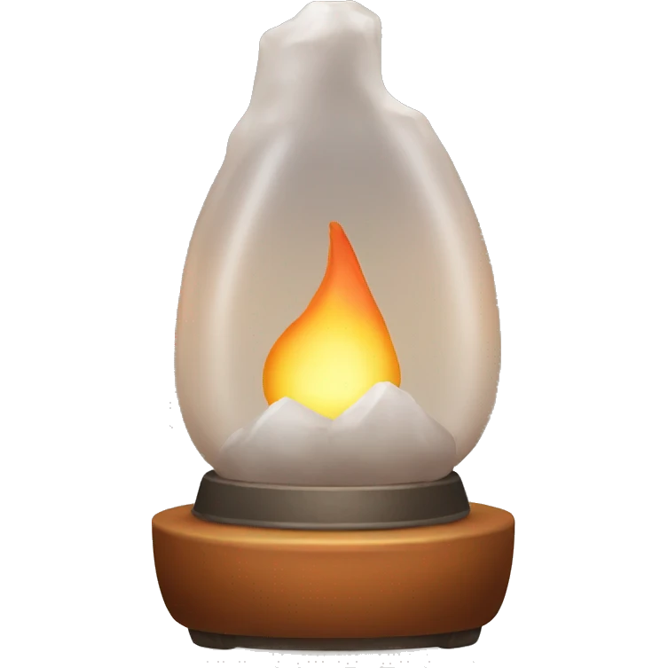 Salt lamp emoji