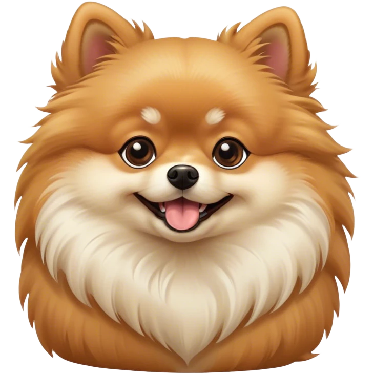 Pomeranian Winkt mit der Pfote  emoji