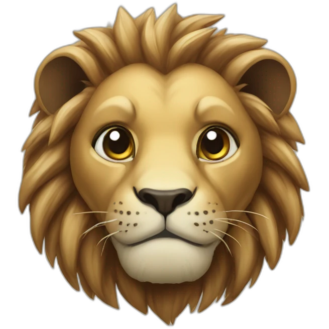 tortue lion emoji