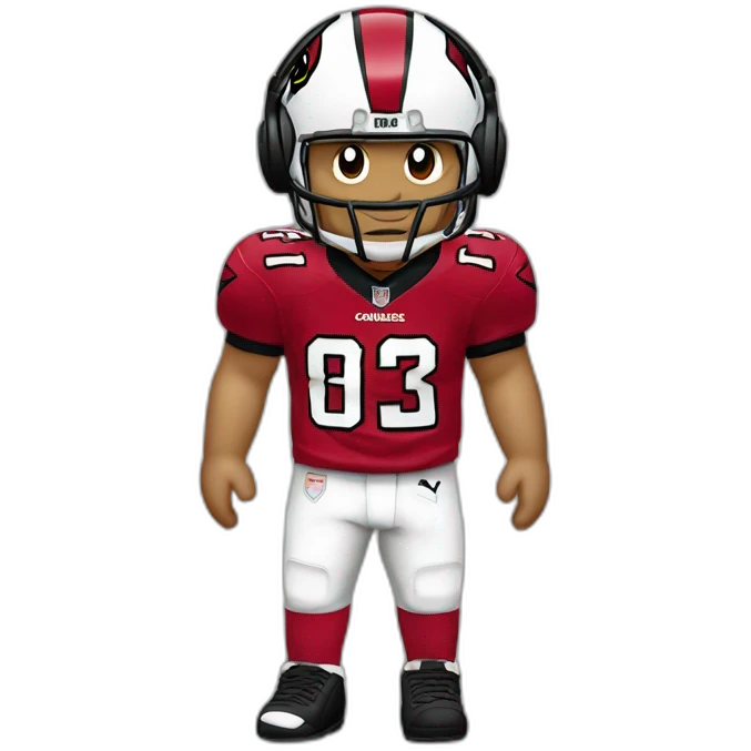DJ Avicii with a black “Arizona Cardinals NFL jersey” emoji