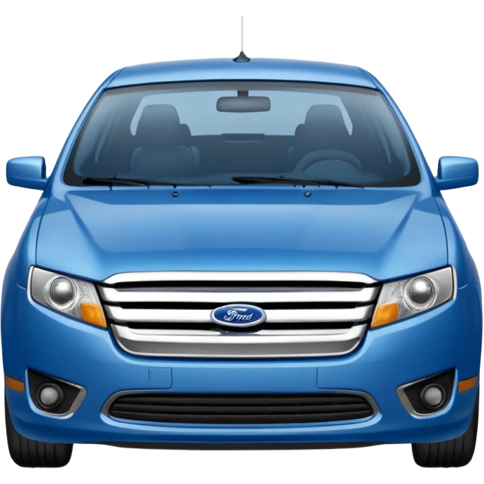 a blue 2010 Ford fusion emoji