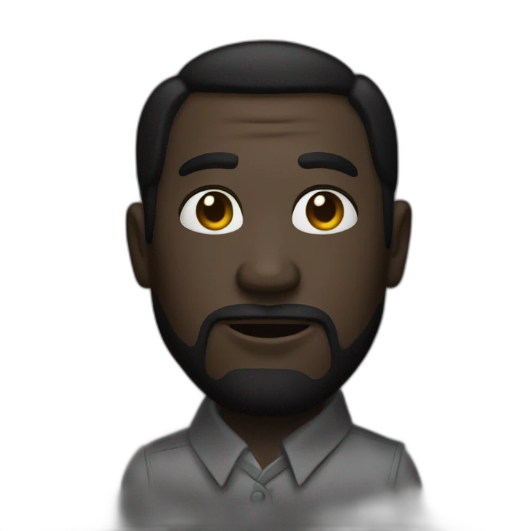 Un noir emoji