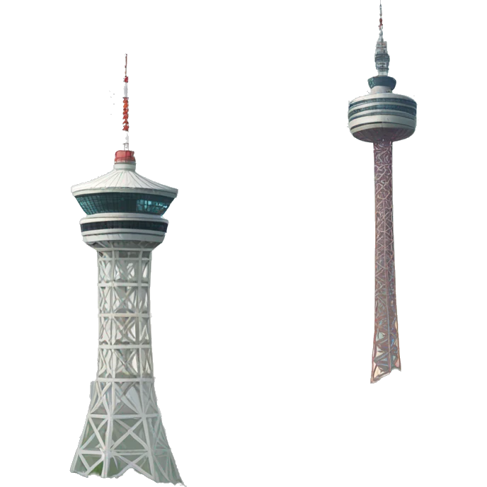 South Korea namsan tower emoji