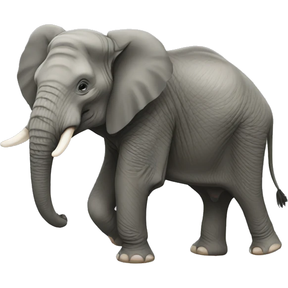Lafing elephant emoji