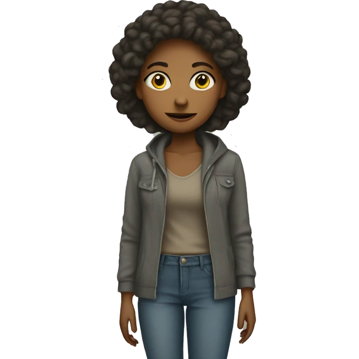 girl with empty pockets  emoji