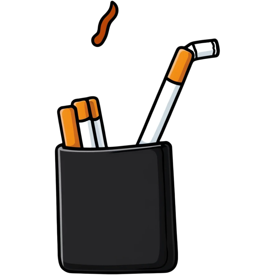 white cigarette emoji