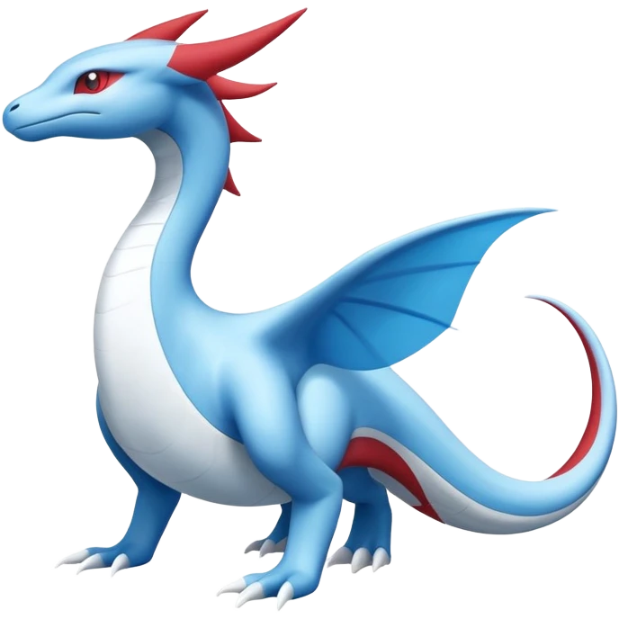 Salamence-Dragonair-Latias-Fakémon-hybrid-creature (full body)  emoji