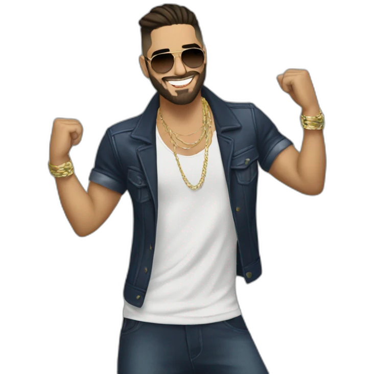 Dancing Maluma emoji