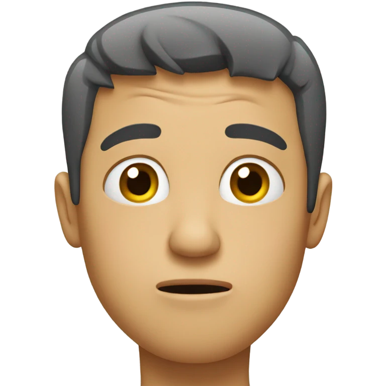 Nervous guy emoji