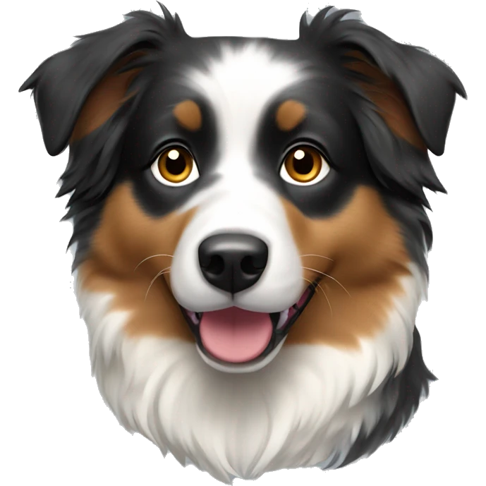 Toy Australian shepherd emoji