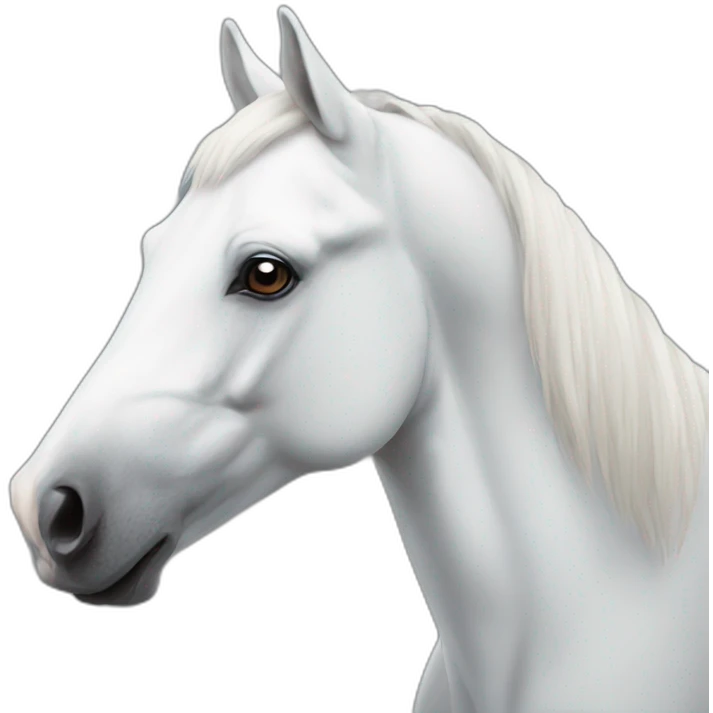 White horse emoji