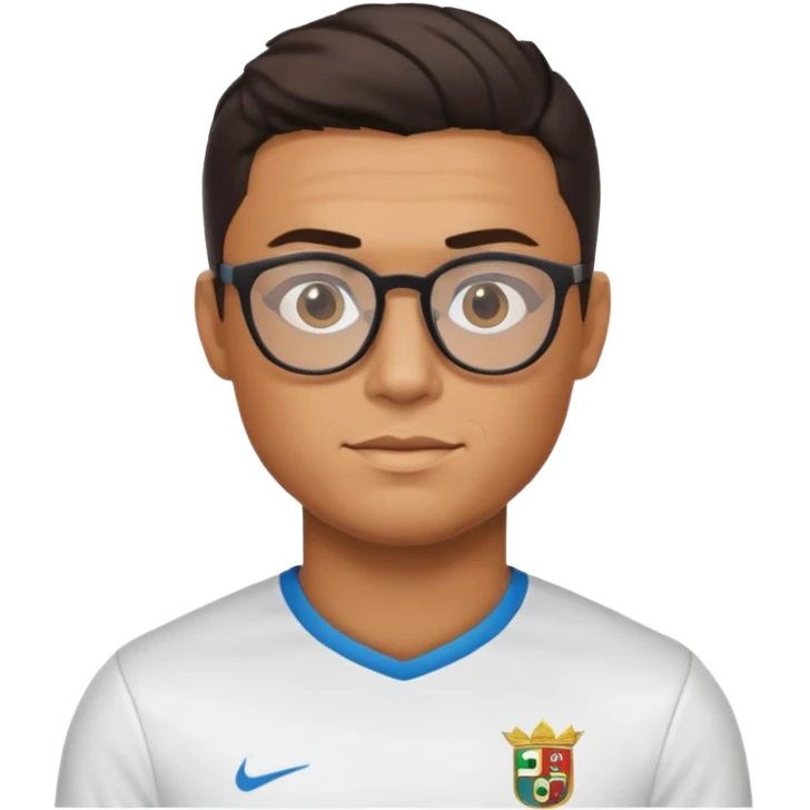 ronaldo with glasses emoji