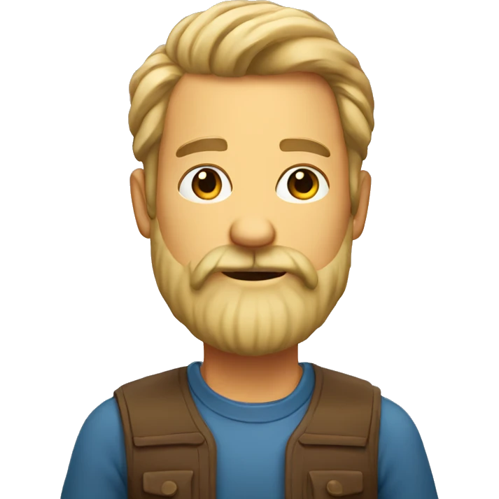 funny bearded man emoji
