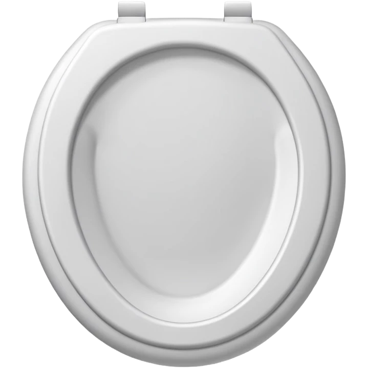 Toilet seat made of paper emoji