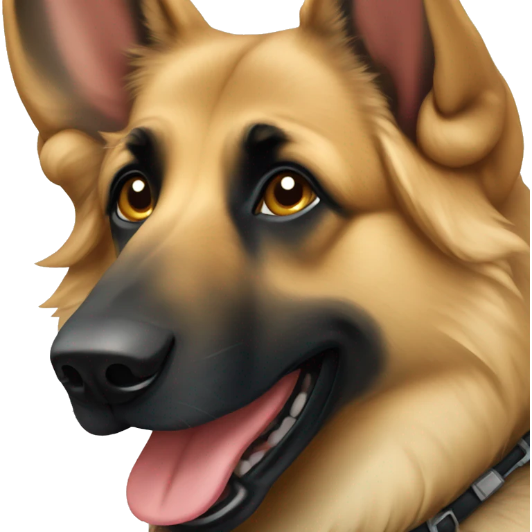 German shepherd  emoji