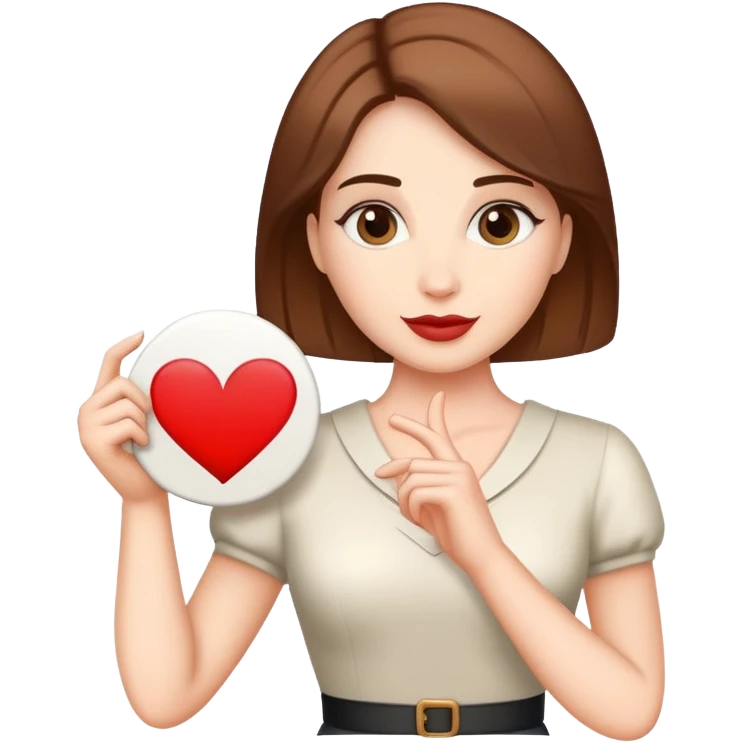 Lady with I love Liam sign  emoji