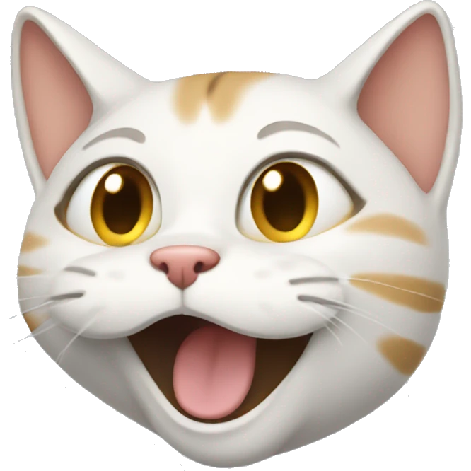 cat giggling emoji