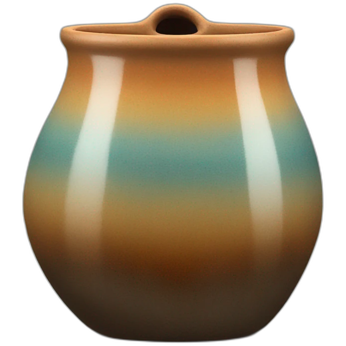 wood fired glazed pot emoji