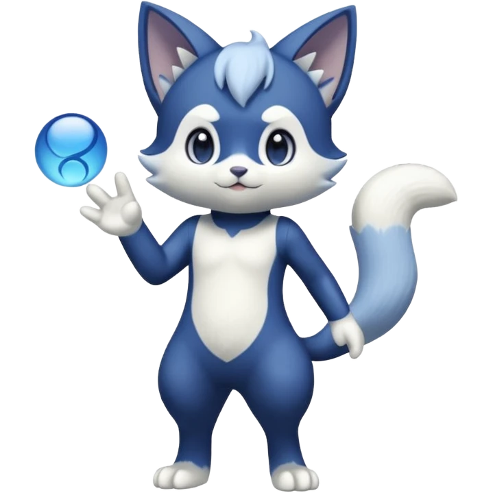Meowstic (full body) emoji