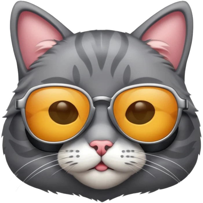 Cat wearing sunglasses emoji