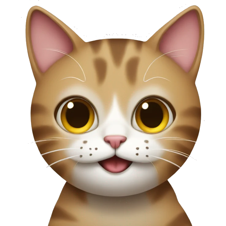 cat with coffee emoji