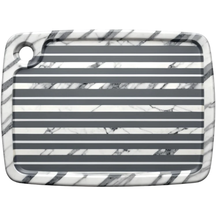 cutting board striped marble   emoji