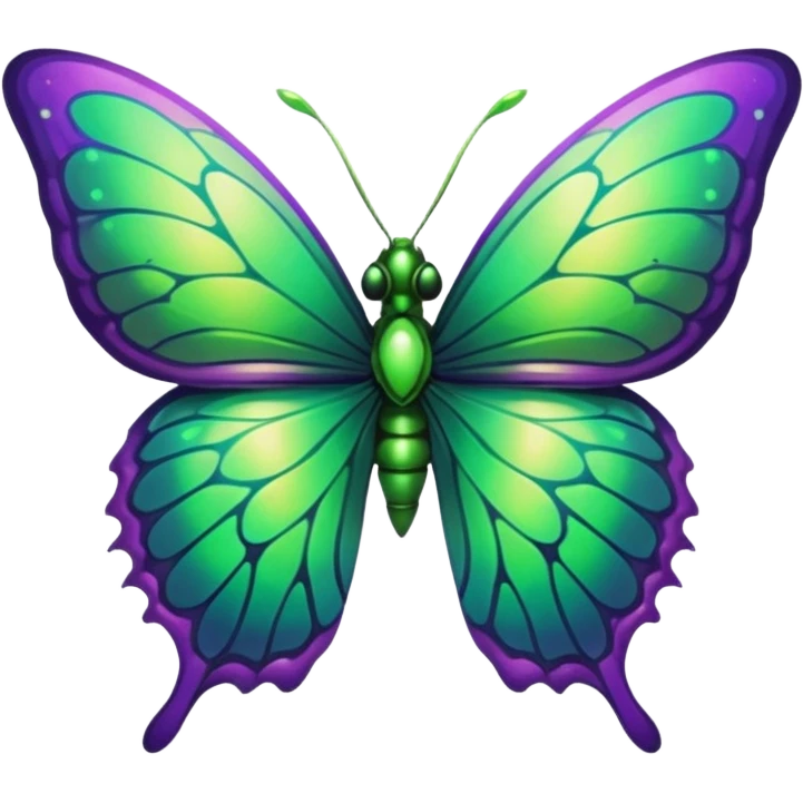 alien with cosmic butterfly wings  emoji