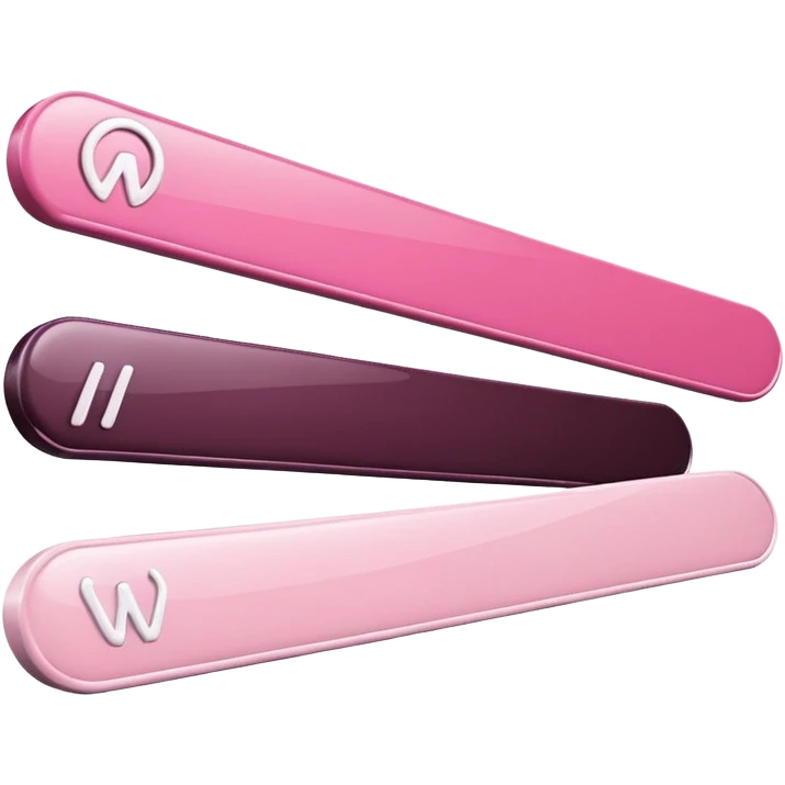 mix light pink dark pink and white girly internet seach bar with www. logo emoji