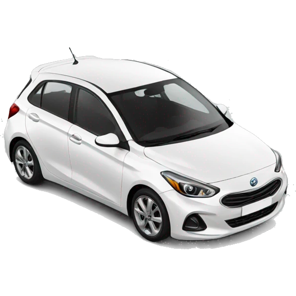 White colour i20 car emoji