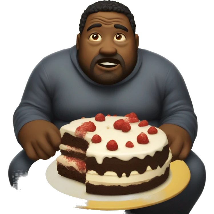fatmaneatingcake emoji