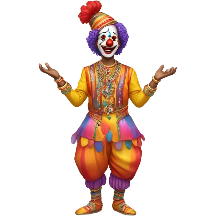 indian clown emoji