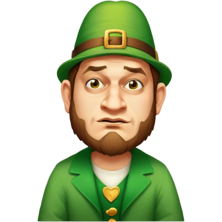 Sad Leprechaun emoji