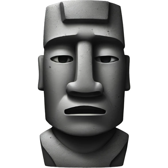 Moai sus emoji