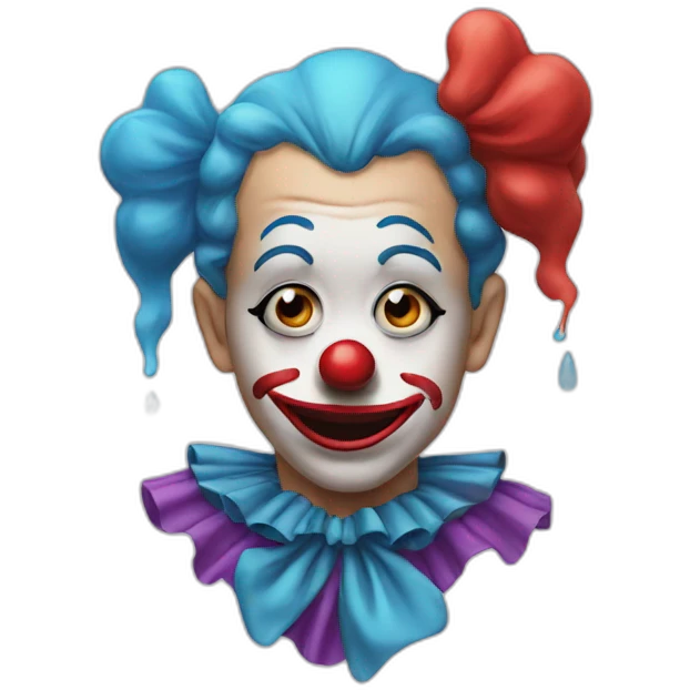 clown with tears emoji