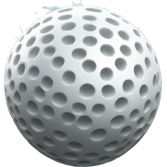 Golf ball storm emoji