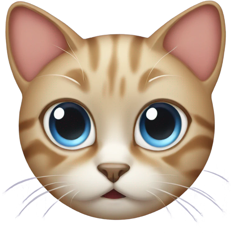 Cat rolling its eyes emoji