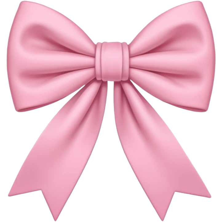 lazo rosa pastel muy tenue 🎀 emoji