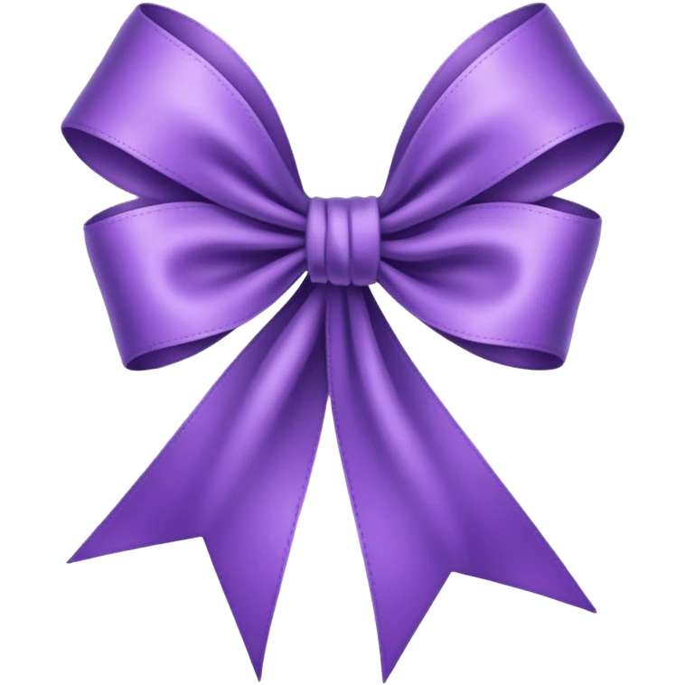 Purple ribbon emoji copy and paste  emoji