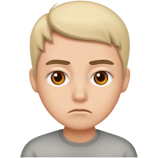 unimpressed and bored  emoji